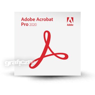 Adobe Acrobat Pro 2020 Pro PL Win/Mac Uaktualnienie – licencja rządowa.