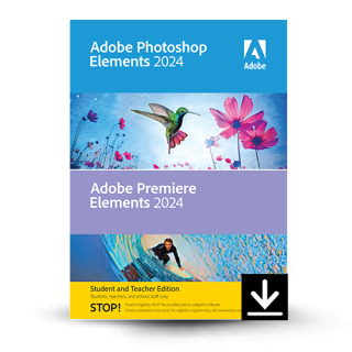 Adobe Photoshop Elements & Premiere Elements 2024 Student and Teacher Edition PL/ENG Mac ESD